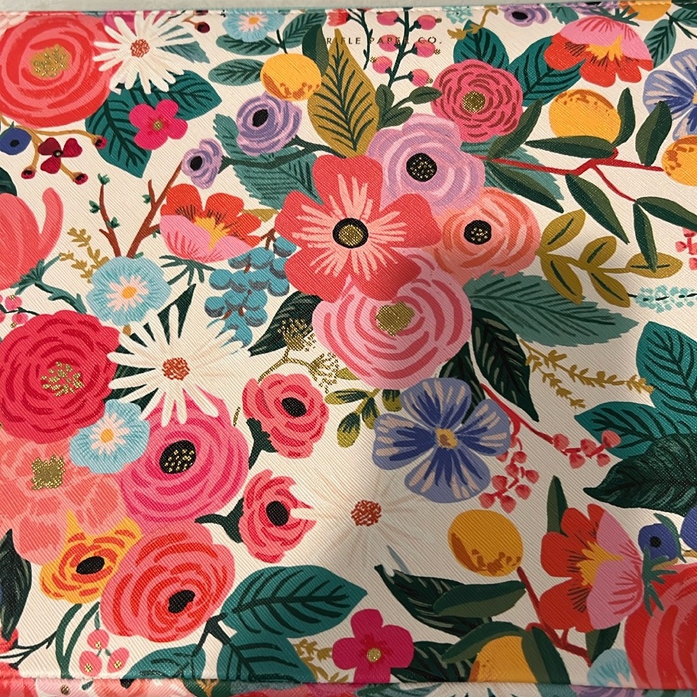 Rifle Paper Company 17” laptop sleeve.